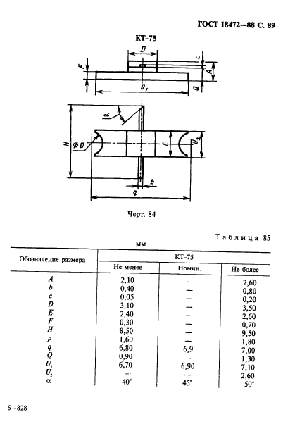 ГОСТ 18472-88,  90.