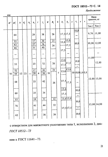 ГОСТ 18512-73,  14.