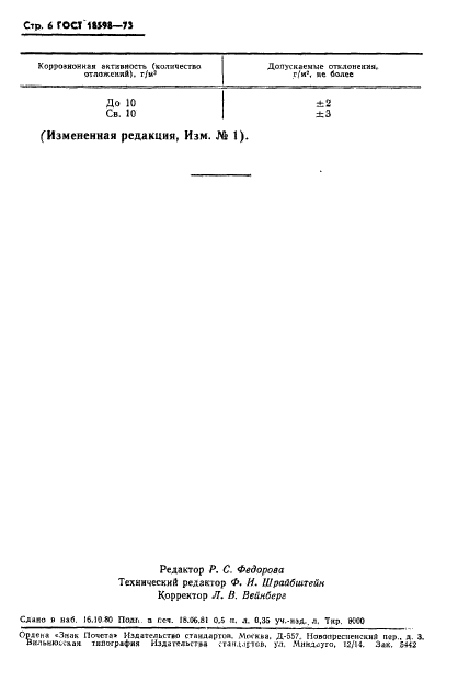 ГОСТ 18598-73,  7.