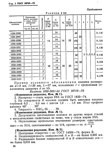 ГОСТ 18719-73,  3.