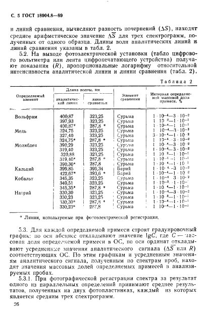 ГОСТ 18904.8-89,  5.