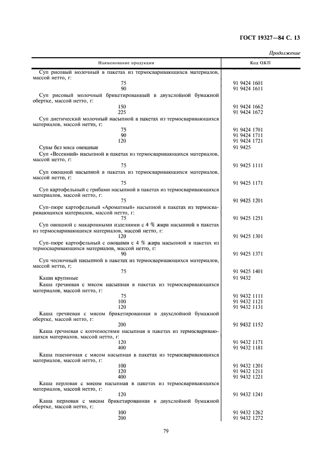 ГОСТ 19327-84,  13.