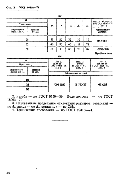 ГОСТ 19378-74,  3.