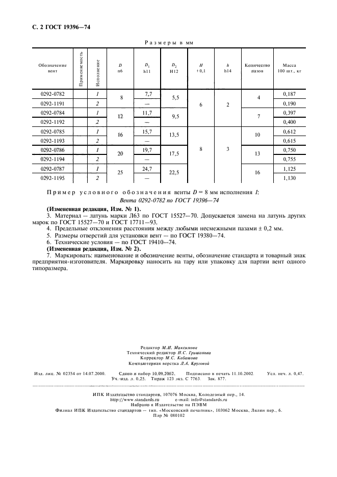 ГОСТ 19396-74,  3.