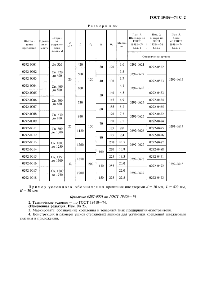 ГОСТ 19409-74,  3.