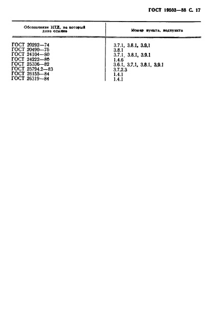 ГОСТ 19503-88,  18.