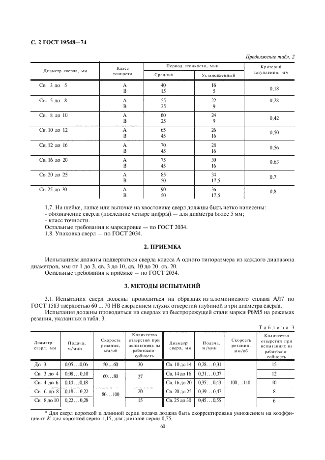 ГОСТ 19548-88,  2.