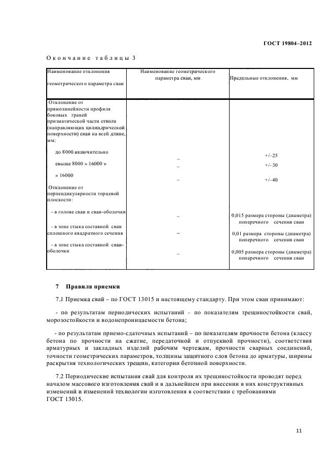 ГОСТ 19804-2012,  13.
