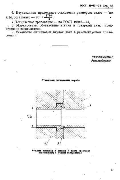 ГОСТ 19937-74,  15.