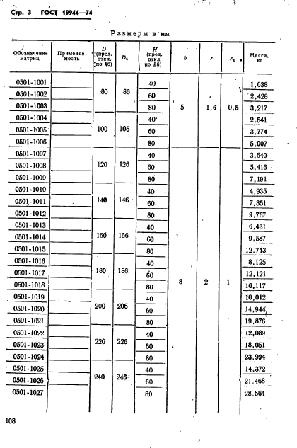 ГОСТ 19944-74,  3.