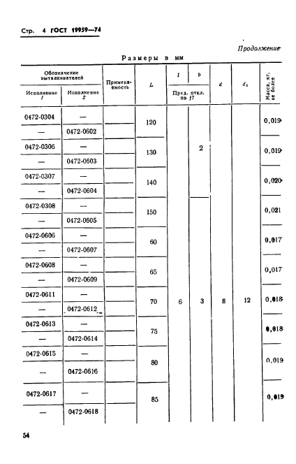 ГОСТ 19959-74,  4.