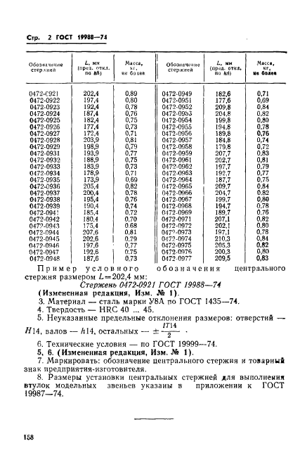 ГОСТ 19988-74,  2.