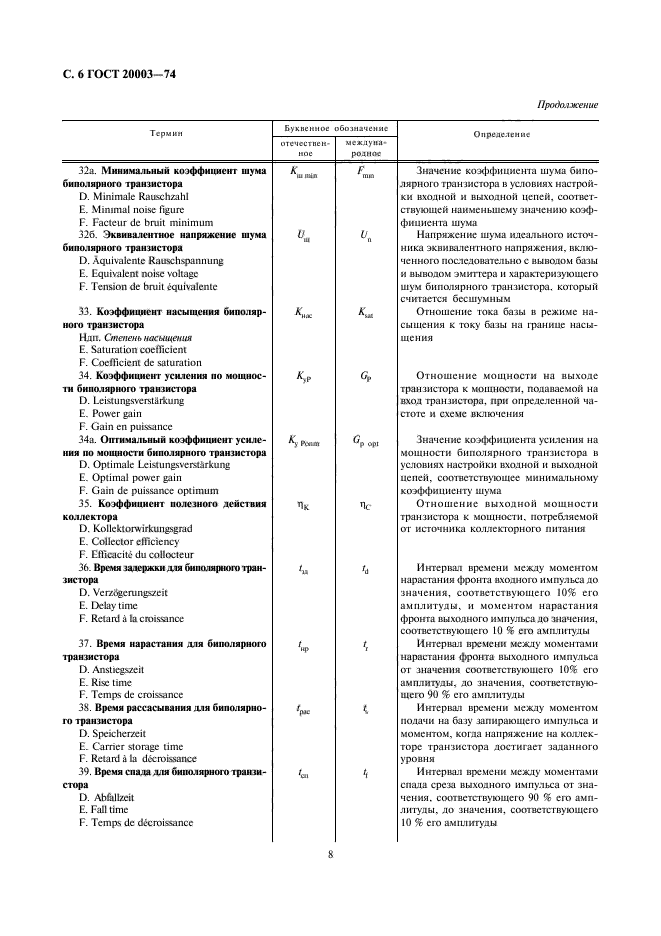 ГОСТ 20003-74,  8.