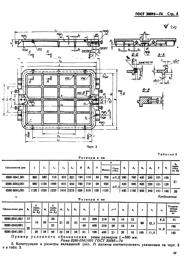 ГОСТ 20095-74,  4.