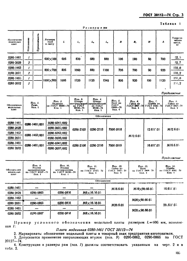 ГОСТ 20112-74,  3.