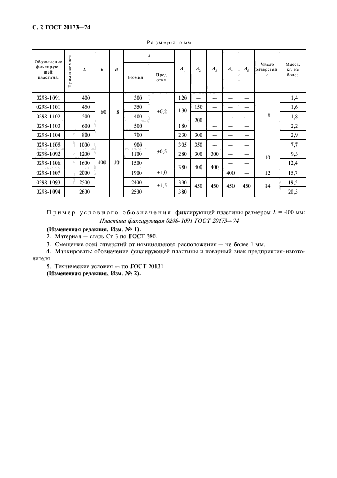 ГОСТ 20173-74,  3.