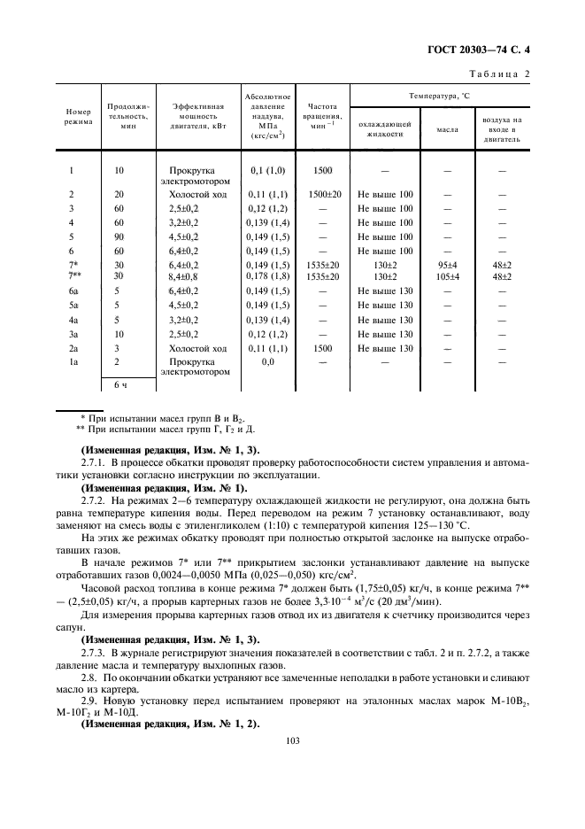 ГОСТ 20303-74,  4.