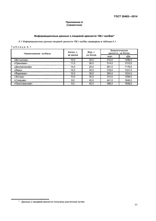 ГОСТ 20402-2014,  13.