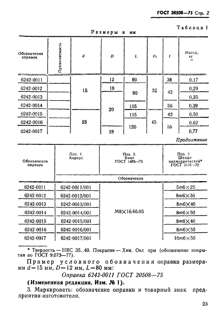 ГОСТ 20508-75,  2.