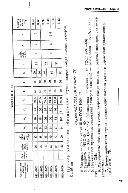 ГОСТ 21092-75,  3.