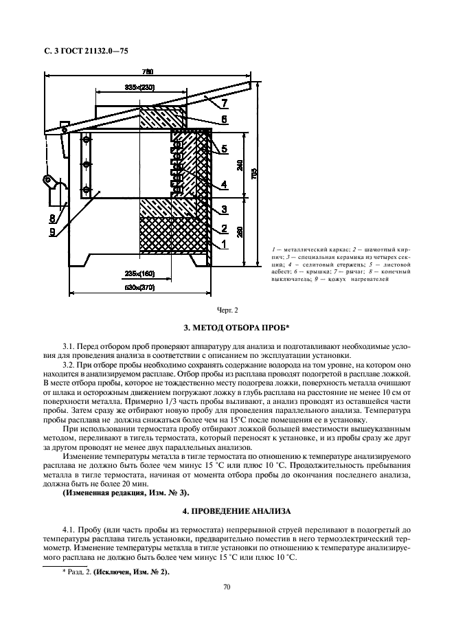 ГОСТ 21132.0-75,  3.