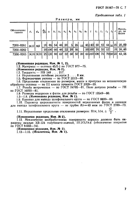 ГОСТ 21167-75,  9.