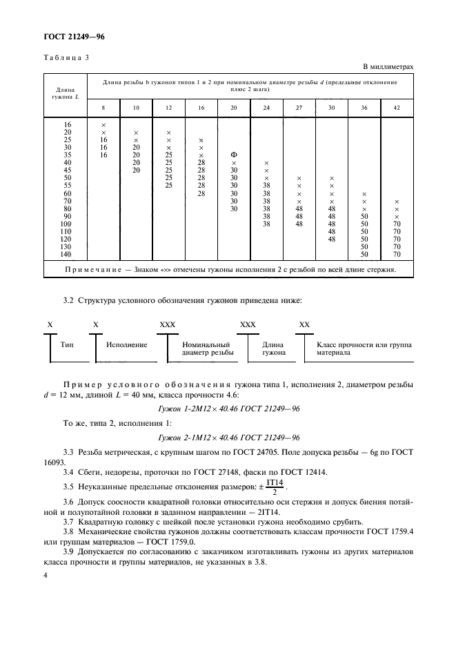 ГОСТ 21249-96,  6.