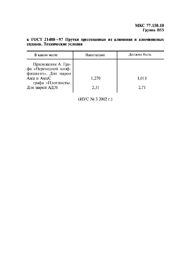 ГОСТ 21488-97,  3.