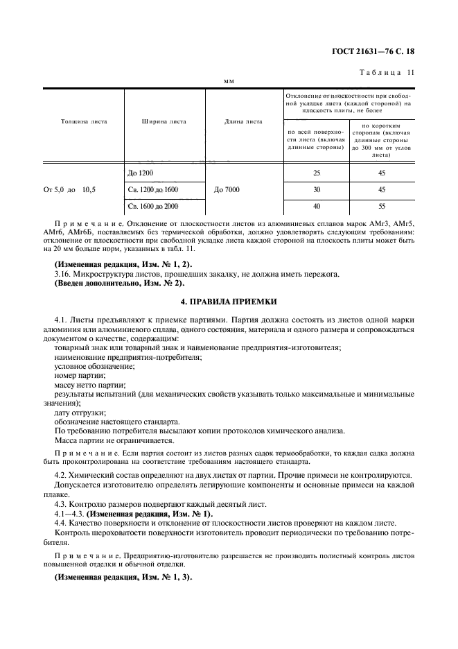 ГОСТ 21631-76,  19.