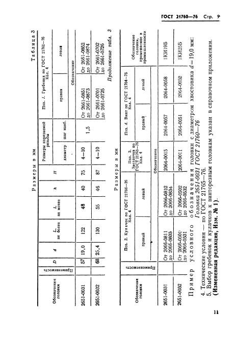 ГОСТ 21760-76,  11.