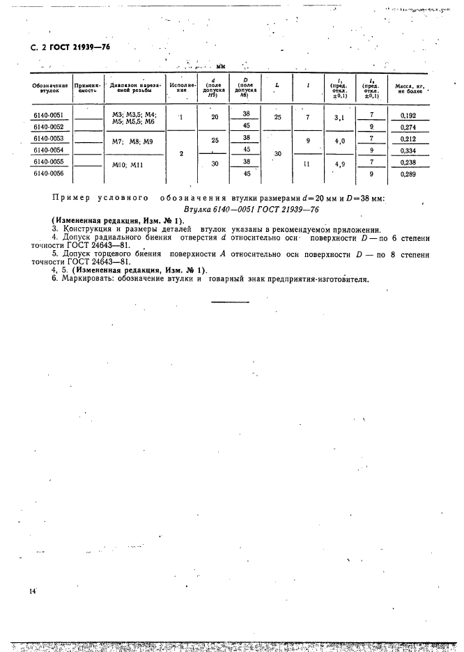 ГОСТ 21939-76,  2.