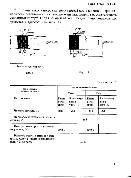 ГОСТ 21998-76,  12.