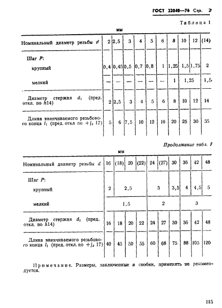 ГОСТ 22040-76,  2.