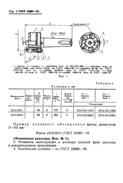 ГОСТ 22087-76,  2.