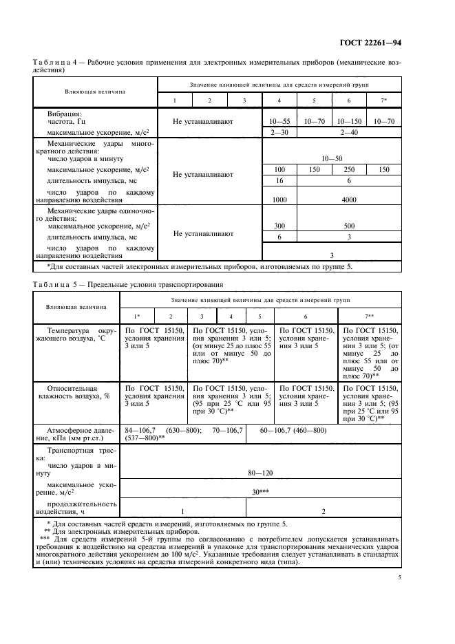 ГОСТ 22261-94,  8.