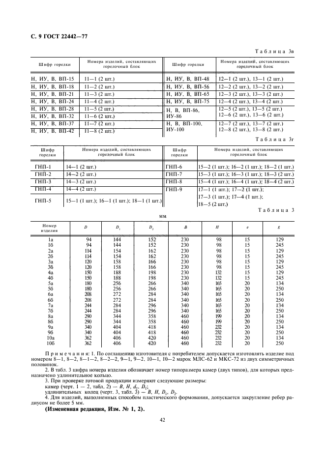 ГОСТ 22442-77,  9.