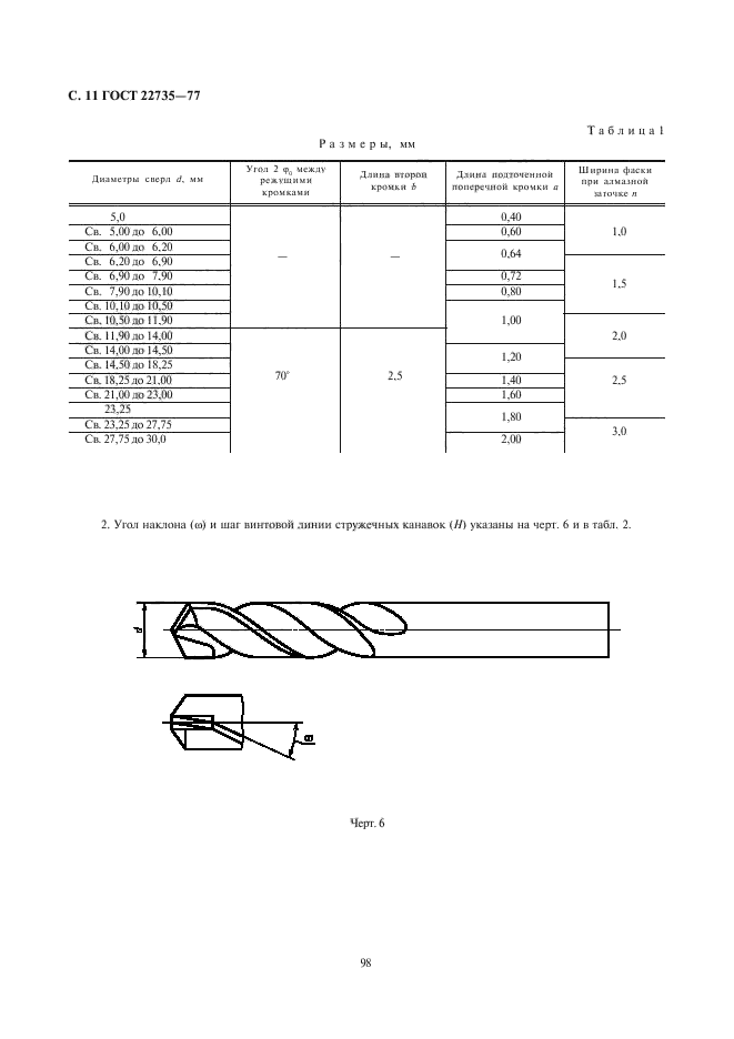 ГОСТ 22735-77,  11.