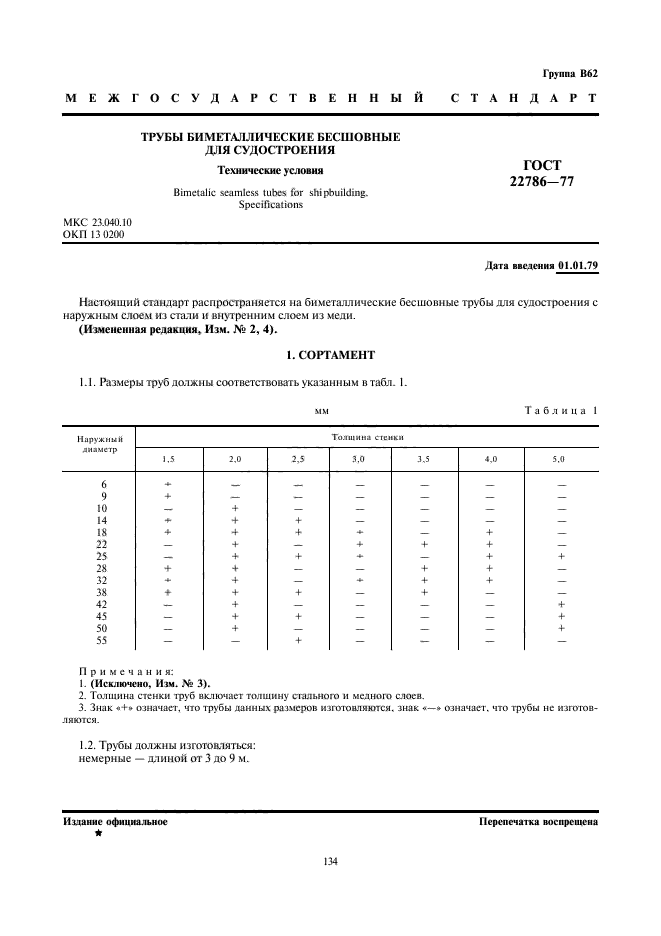 ГОСТ 22786-77,  1.