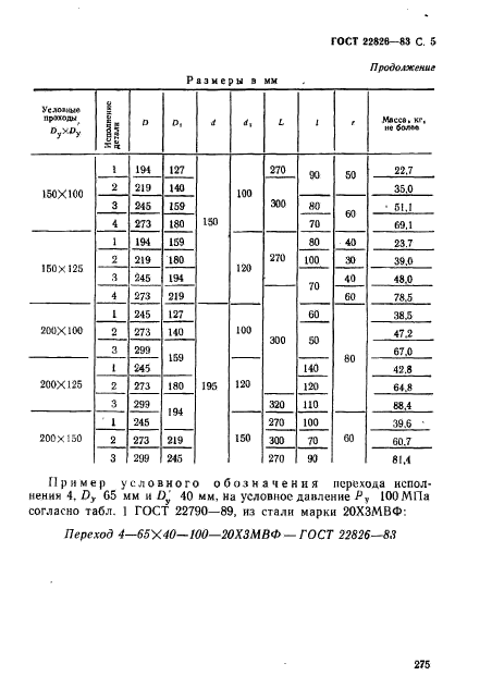 ГОСТ 22826-83,  5.