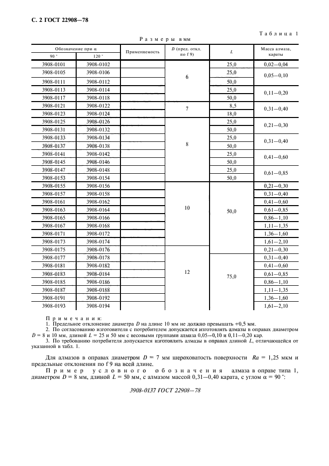 ГОСТ 22908-78,  3.