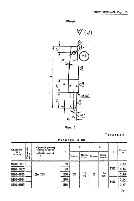 ГОСТ 22965-78,  15.