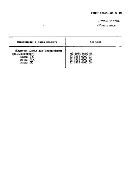 ГОСТ 23058-89,  20.