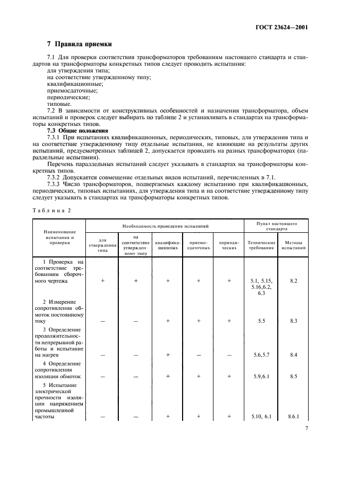 ГОСТ 23624-2001,  10.