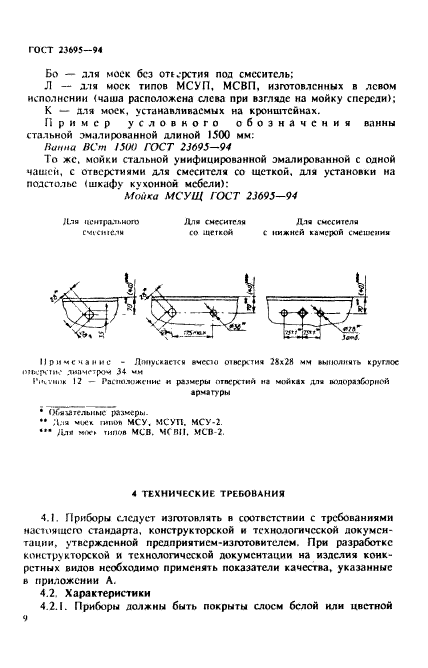 ГОСТ 23695-94,  12.