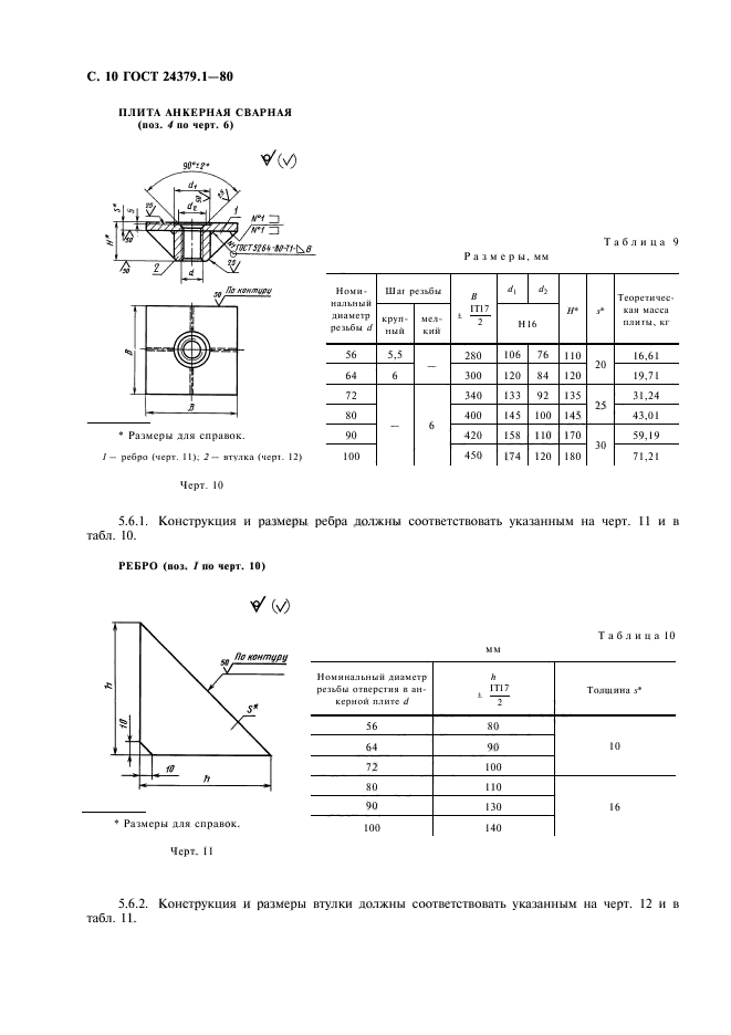 ГОСТ 24379.1-80,  11.