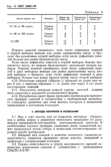 ГОСТ 24581-81,  15.