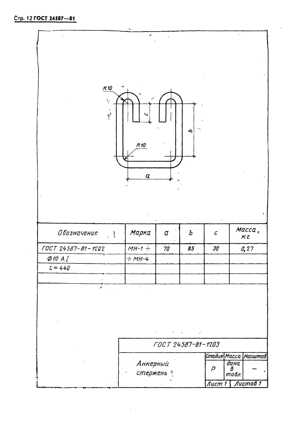 ГОСТ 24587-81,  14.