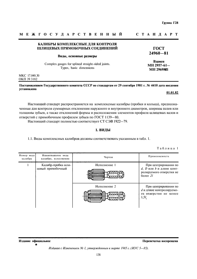 ГОСТ 24960-81,  1.