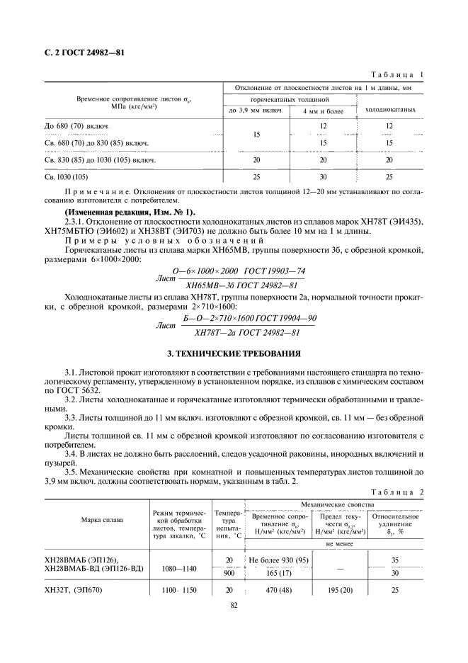 ГОСТ 24982-81,  2.