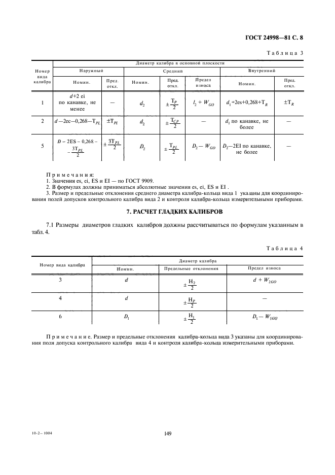 ГОСТ 24998-81,  8.